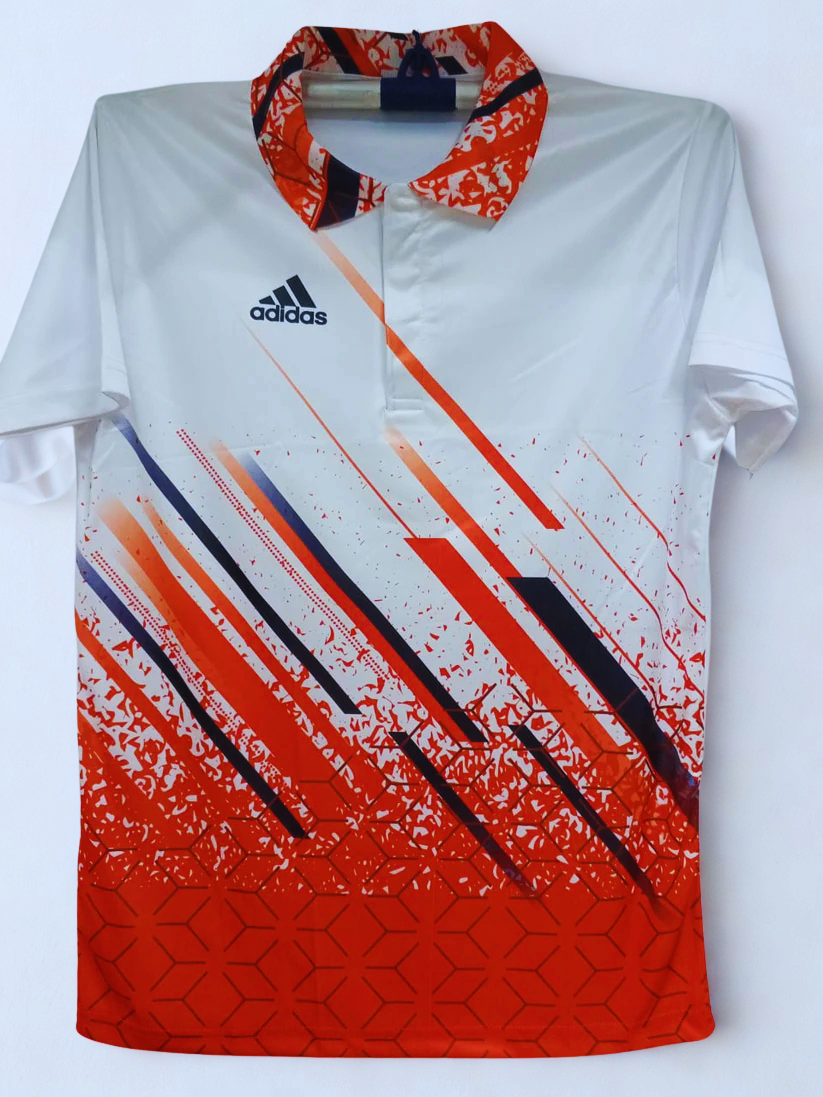 Men's Soft T-shirt (Jersey) in Red-White!
